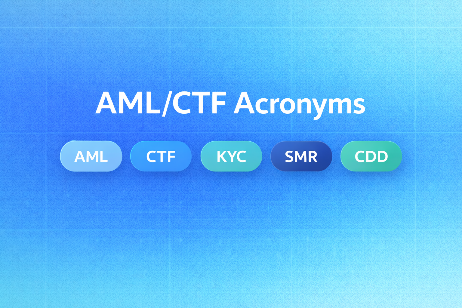 Tranche 2 AML/CTF Acronyms Guide for Accounting Firms